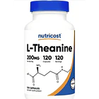 L Teanina 200mg 120 Cápsulas L Theanine Nutricost Nutricost! Sabor Neutro 1