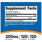 Nutricost Nutricost L-teanina 200mg 120 Cápsulas Neutro 4