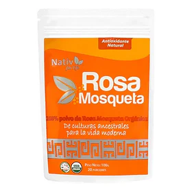 Nativ For Live - Rosa Mosqueta En Polvo 100gr Sin Sabor