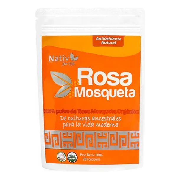 Nativ For Live - Rosa Mosqueta En Polvo 100gr Sin Sabor 1