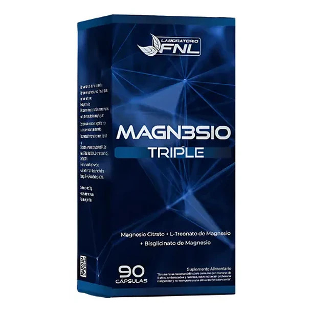 Laboratorio Fnl - Magnesio Triple 90caps Sin Sabor 1