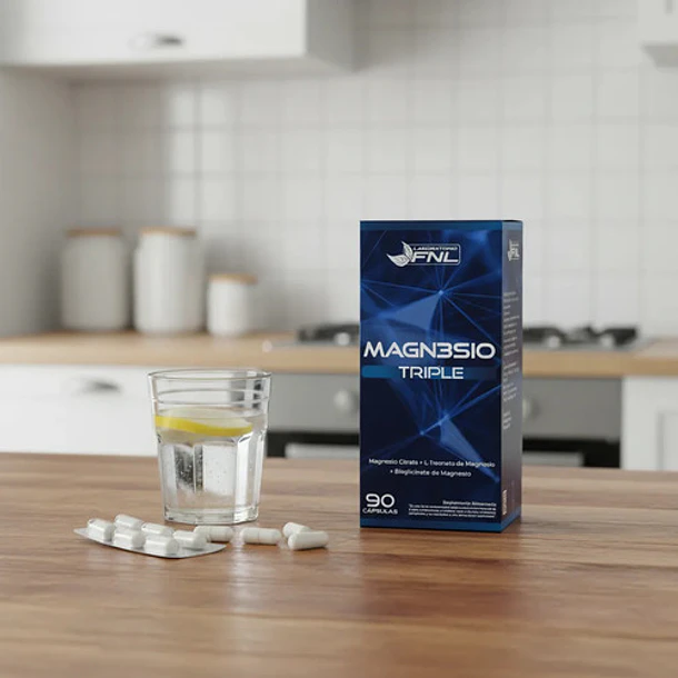 Laboratorio Fnl - Magnesio Triple 90caps Sin Sabor 3