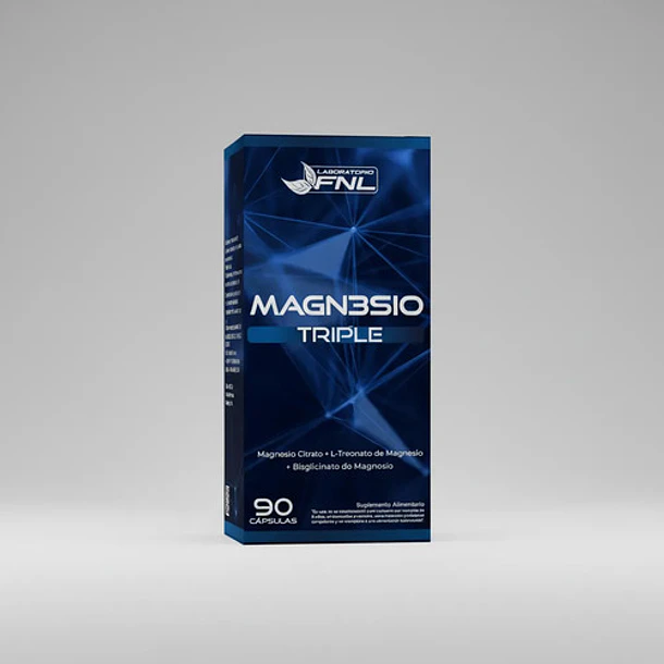 Laboratorio Fnl - Magnesio Triple 90caps Sin Sabor 6