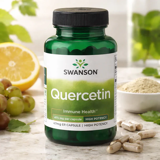 Swanson - Quercetina 475mg, 60 Caps Sin Sabor 3
