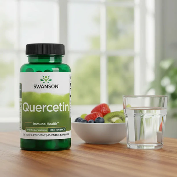 Swanson - Quercetina 475mg, 60 Caps Sin Sabor 4