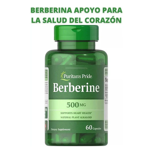 Puritan S Berberine 500mg 60 Cápsulas N/a 4
