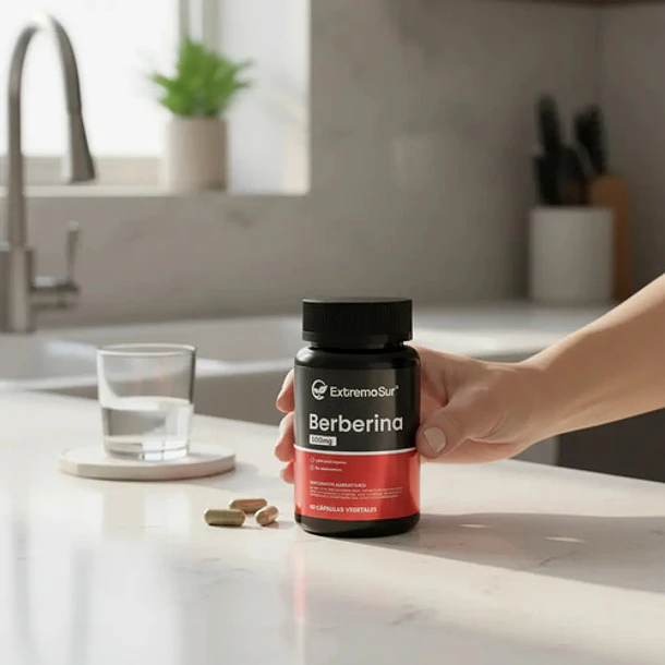 Berberina 500mg Extremo Sur 60 Cápsulas Veganas Sin Gluten Natural 5
