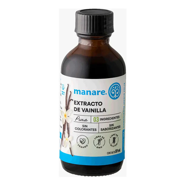 Extracto De Vainilla Puro 59ml Manare 1