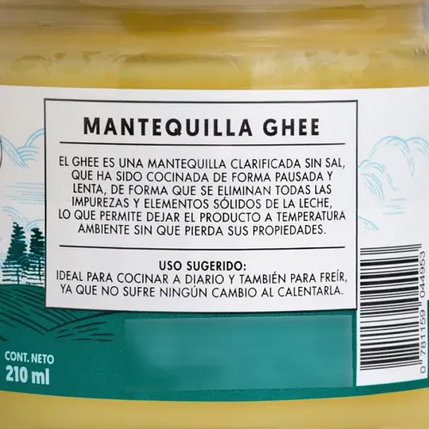 Ghee Mantequilla Clarificada 210 Ml - Manare 3