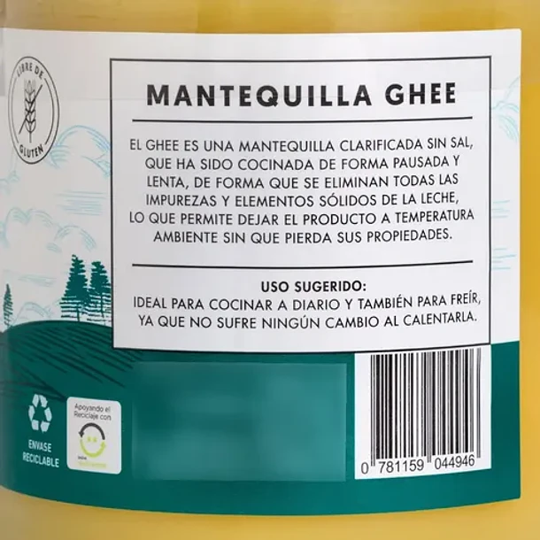 Manare - Mantequilla Ghee Clarificada 450 Ml  3