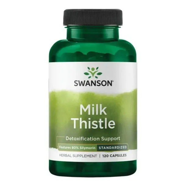Milk Thistle Estandarizado 250 Mg X 120 Caps Cardo Mariano Sabor Neutro