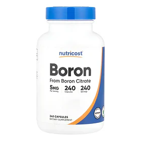 Nutricost - Boron 5 Mg 240 Capsulas N/a