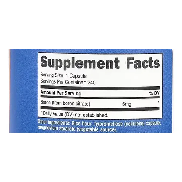 Nutricost - Boron 5 Mg 240 Capsulas N/a 2