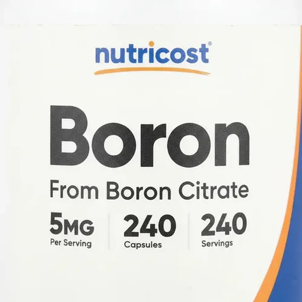 Nutricost - Boron 5 Mg 240 Capsulas N/a 6