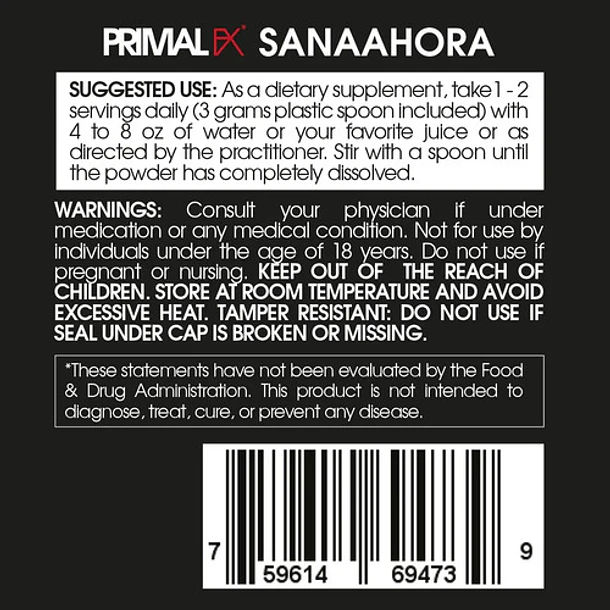 Primal Fx  - Ormux Pote 120gr  Lima 4