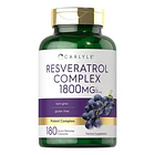 Carlyle Resveratrol Complex 1800 Mg 180 Caps Sin Sabor 1