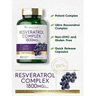 Carlyle Resveratrol Complex 1800 Mg 180 Caps Sin Sabor 3