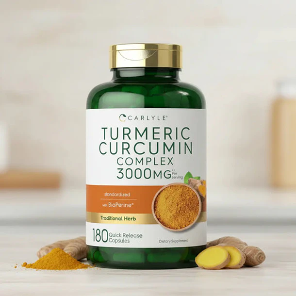Carlyle - Suplemento Curcumina De Cúrcuma 3000mg 180 Cáps N/a 4