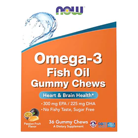 Now - Omega-3 Gomitas Masticables 36 Unidades Sin Sabor