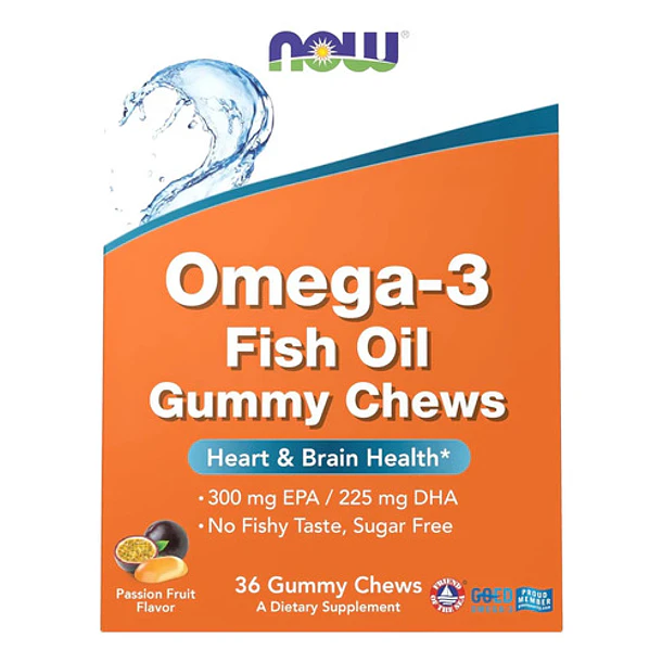 Now - Omega-3 Gomitas Masticables 36 Unidades Sin Sabor 1