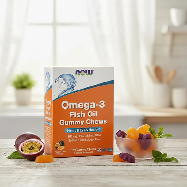 Now - Omega-3 Gomitas Masticables 36 Unidades Sin Sabor 5