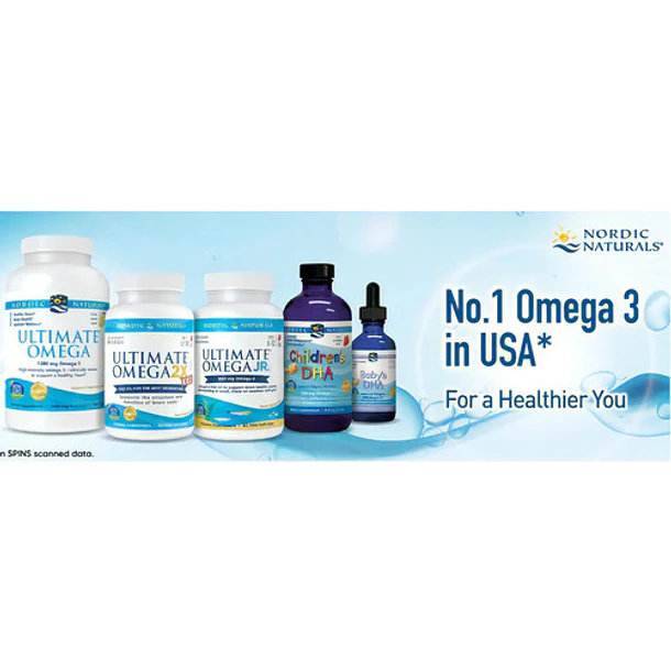 Dha Xtra 1660mg 60 Softgel Suplemento Omega 3 Frutilla Nordic Naturals 7