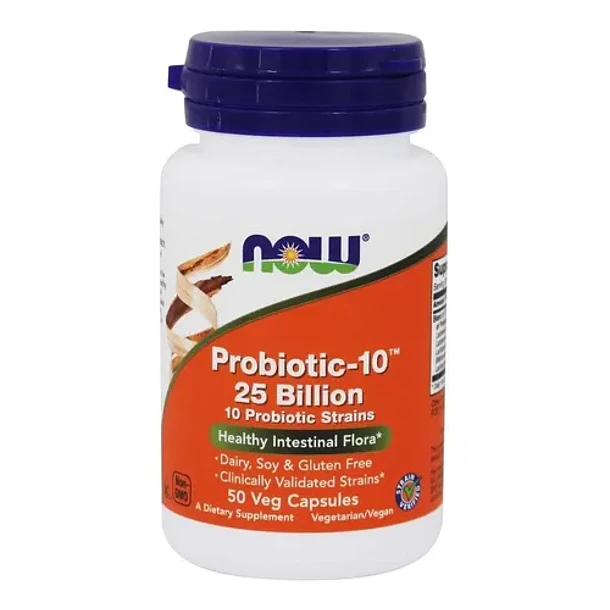 Now Probiotico - 10 Cepa 25 Billones 1