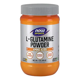 Now - L-glutamina  En Polvo 454 Grs N/a