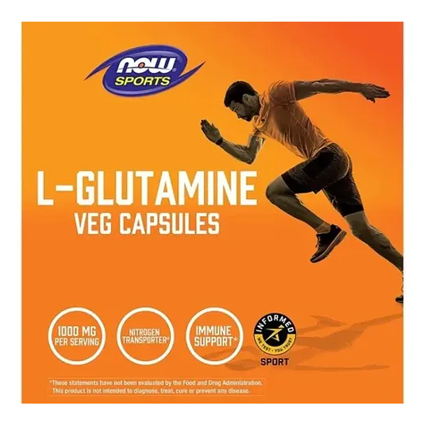 Now - L-glutamina  En Polvo 454 Grs N/a 8