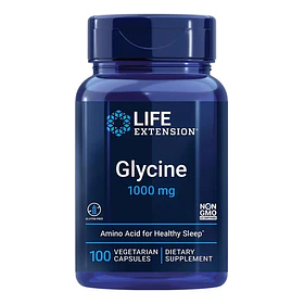 Life Extension - Glicina 1000mg 100caps Sin Sabor