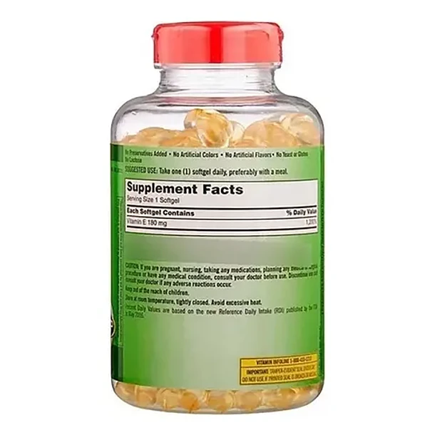 Kirkland Signature - Vitamina E 180mg 400 Iu 500 Softgel - N/a Sin Sabor 3