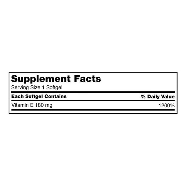 Kirkland Signature - Vitamina E 180mg 400 Iu 500 Softgel - N/a Sin Sabor 7