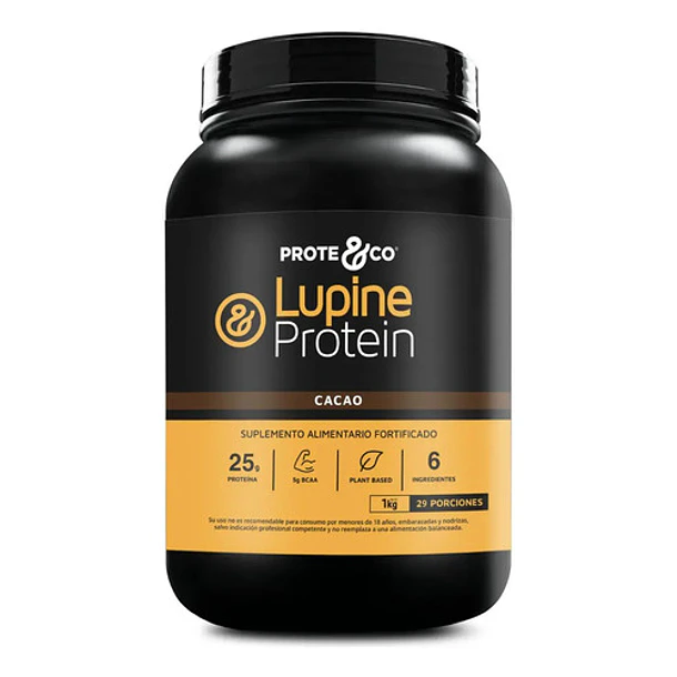 Proteico - Lupine Proteína Cacao Tarro 1 Kg Cacao 1