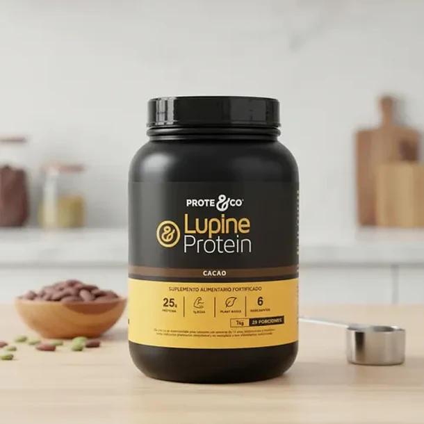 Proteico - Lupine Proteína Cacao Tarro 1 Kg Cacao 3