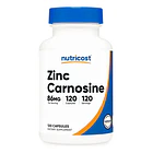 Nutricost - Carnosina De Zinc 86 Mg 120 Cápsulas Sin Sabor 1