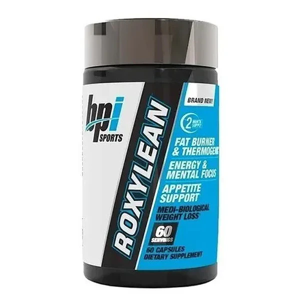 Roxylean Bpi Sports Quemador Grasa Termogénico 60 Cápsulas Sin Sabor 1