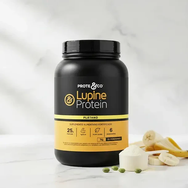 Proteico - Lupine Proteína Platano Tarro 1 Kg Plátano 6