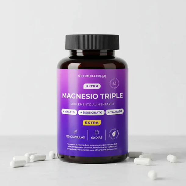 Ortomolecular - Ultra Magnesio Triple 120 Cápsulas N/a 3
