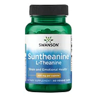 Swanson - Suntheanine L-teanina 200mg 60 Cápsulas Sin Sabor 1