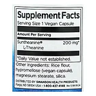 Swanson - Suntheanine L-teanina 200mg 60 Cápsulas Sin Sabor 2