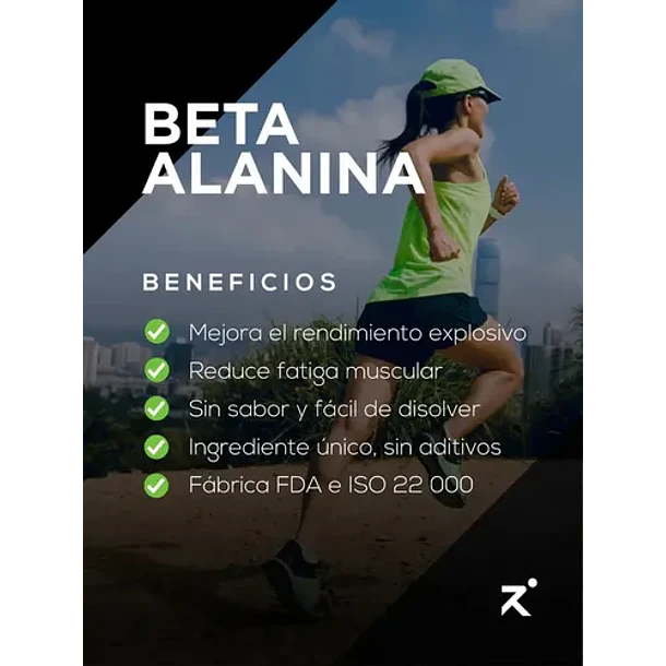 Strive Nutrition - Beta Alanina 240g 60 Porciones Sin Sabor 4