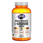 Now Foods L-arginina De Doble Potencia 1000mg 180 Tabs Sabor Sin Sabor 1
