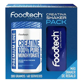 Foodtech - Pack Regalo Creatina Monohidratada 300g N/a