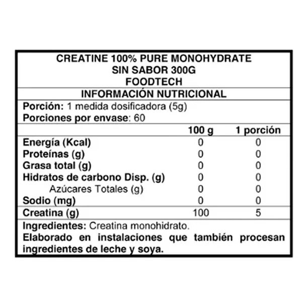 Foodtech - Pack Regalo Creatina Monohidratada 300g N/a 2