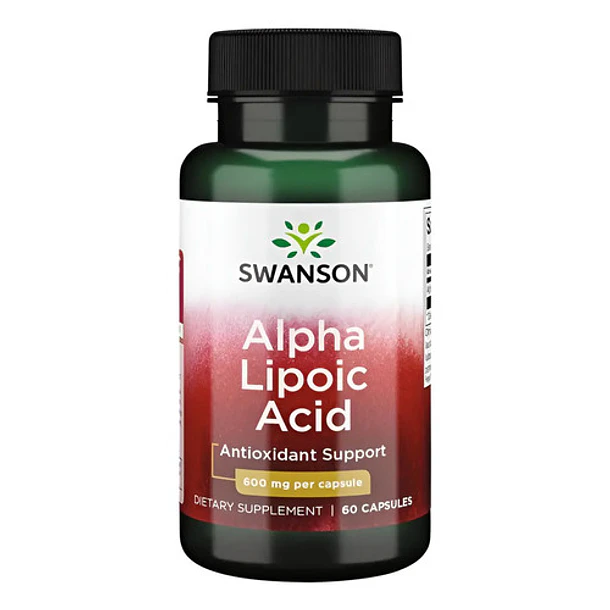 Swanson - Acido Alfa Lipoico 600 Mg 60 Caps Sin Sabor 1