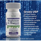 Bisglicinato De Magnesio Grado Usp 1200 Mg Vital & Young 60 Cápsulas 2