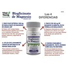 Bisglicinato De Magnesio Grado Usp 1200 Mg Vital & Young 60 Cápsulas 5