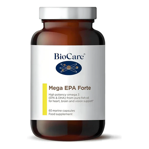 Biocare Mega Epa Forte Omega Alta Potencia 60 Capsulas Sabor Sin Sabor 1