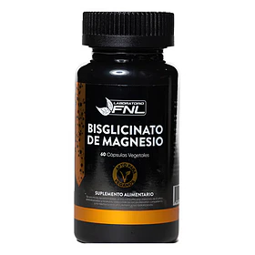 Bisglicinato De Magnesio 60 Capsulas Fnl Sabor Sin Sabor