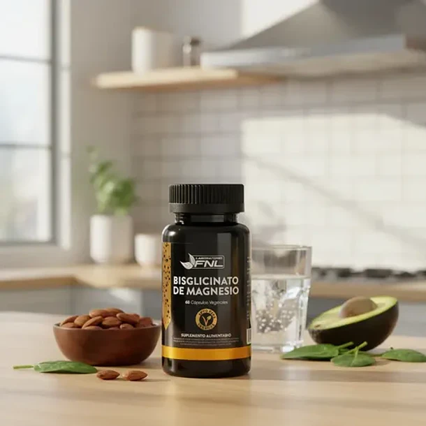 Bisglicinato De Magnesio 60 Capsulas Fnl Sabor Sin Sabor 3